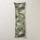 Aardse herten gewei en varens lichaamskussen (Achterkant (Verticaal))