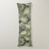 Aardse herten gewei en varens lichaamskussen (Achterkant (Verticaal))