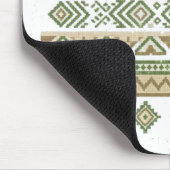 Aardse Ikat Tapijt Muismat (Hoek)