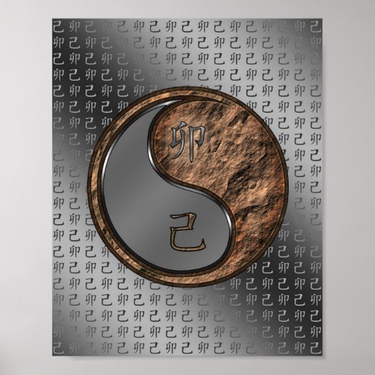 Aardse Konijn Poster (Voorkant)