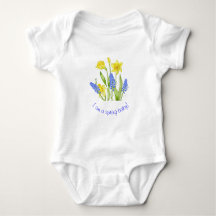 Aardse lente op een Baby Jersey Bodysuit (M, D)