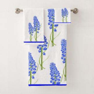 Aardse lente op een badkamer handdoek set (M)