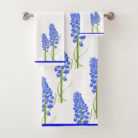 Aardse lente op een badkamer handdoek set (M) (Insitu)