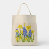 Aardse lente op een Canvas tas (M, D) (Achterkant)