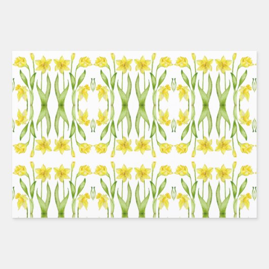 Aardse lente op inpakpapierbladen (M, D, S) Inpakpapier Vel (Voorkant 2)