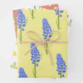 Aardse lente op inpakpapierbladen (M, D, S) Inpakpapier Vel (In situ)