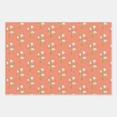 Aardse lente op inpakpapierbladen (M, D, S) Inpakpapier Vel (Voorkant 3)