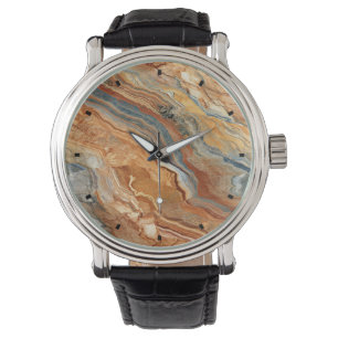 Aardse Marmeren Horloge