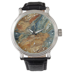 Aardse Marmeren Horloge