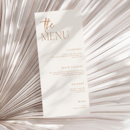 Aardse minimale menu