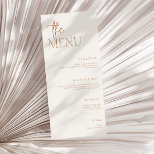 Aardse minimale menu