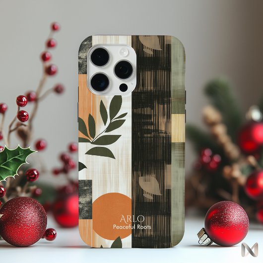 Aardse minimalistische botanische - Abstracte Natu Case-Mate iPhone Case