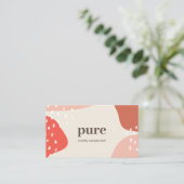 Aardse moderne, Abstracte kunstvormen Visitekaartje (Staand voorkant)