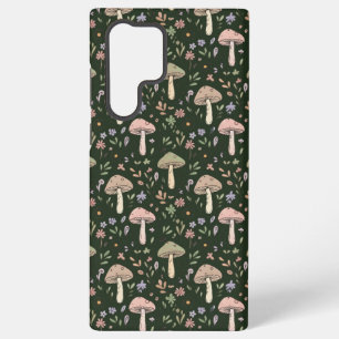 Aardse Olijfgroene Schimmel Naadloos Patroon Rusti Samsung Galaxy Hoesje