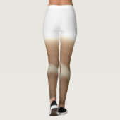 Aardse Ombre Flow: verschuivende zand Leggings (Achterkant)