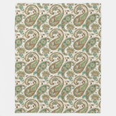 Aardse Paisley Deken Boho Stijl voor Gezellig Leve (Voorkant)