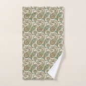 Aardse Paisley Handdoek Boho Cadeau voor Grootoude (Handdoek)