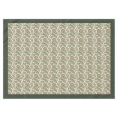 Aardse Paisley tafelkleed - Boho Charm voor dinere (Voorkant (Horizontaal))