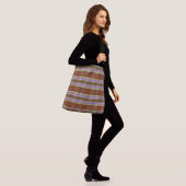 Aardse Plaid FL Crossbody Tas (Op model)