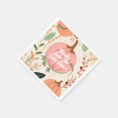 aardse pompoen bladeren Thanksgiving feest Servet (Hoek)