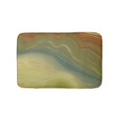 Aardse retro strata |  Neutral Toon Agaat Badmat (Voorkant)