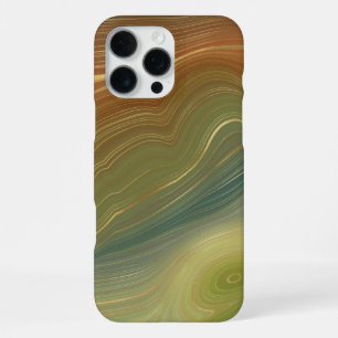 Aardse retro strata Neutral Toon Agaat iPhone 16 Pro Max Hoesje