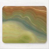 Aardse retro strata |  Neutral Toon Agaat Muismat (Voorkant)