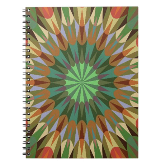 aardse retrogeometrie notitieboek (Voorkant)