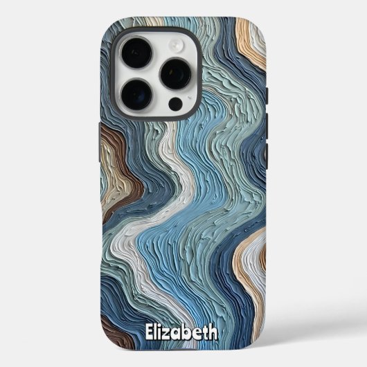 aardse ritmische stroming Case-Mate iPhone case (Achterkant)