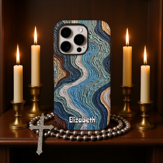 aardse ritmische stroming Case-Mate iPhone case