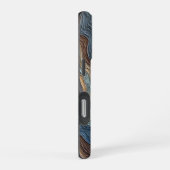 aardse ritmische stroming iPhone hoesje (Rechterkant)