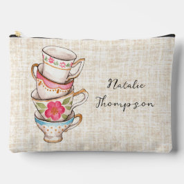 Aardse rustieke achtergrond hand geschilderde kuns etui