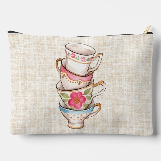 Aardse rustieke achtergrond hand geschilderde kuns etui (Achterkant)