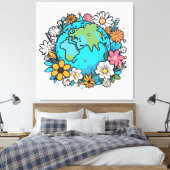 Aardse Schoonheid Canvas Afdruk (Insitu (Slaapkamer))