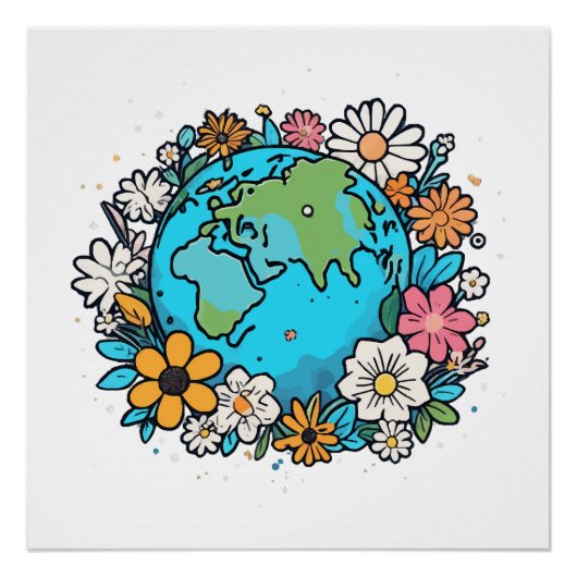 Aardse Schoonheid Perfect Poster (Voorkant)