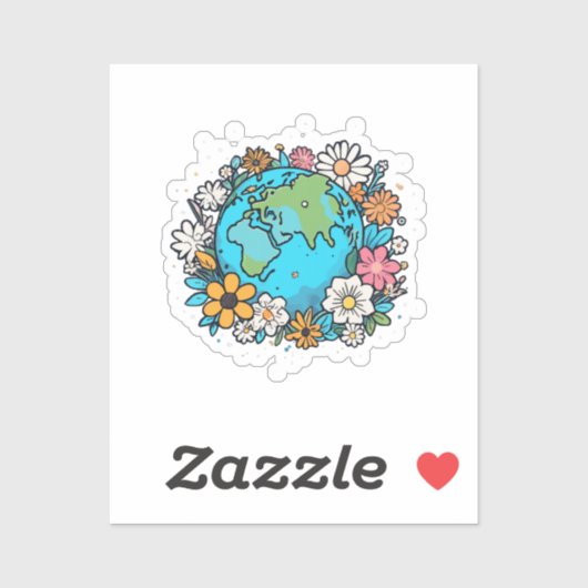 Aardse Schoonheid Sticker (Vel)