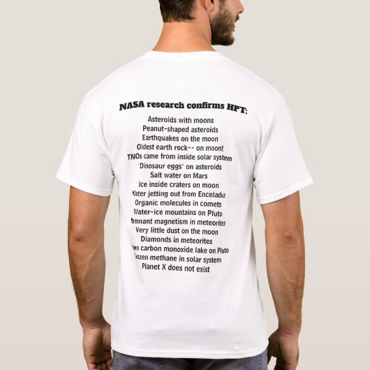 Aardse Steen op Maan HPT T-shirt (Achterkant)