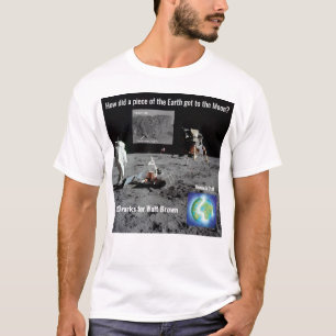 Aardse steen op maan HPT T-shirt