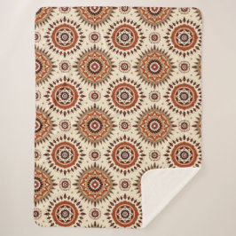 Aardse Stralings Mandala Sherpa Deken