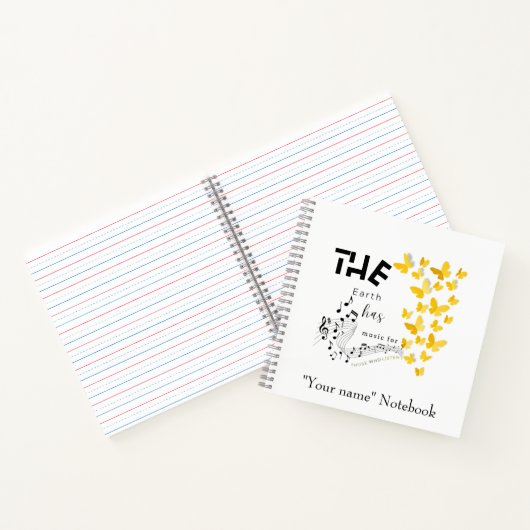 Aardse symfonie notitieboek (Binnen)