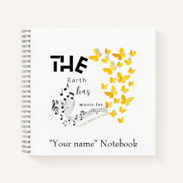 Aardse symfonie notitieboek