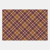 Aardse Tartan Plaids Inpakpapier Vel (Voorkant 2)