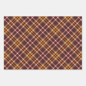 Aardse Tartan Plaids Inpakpapier Vel (Voorkant)