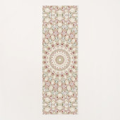 Aardse taupe en roest mandala patroon yogamat (Voorkant)
