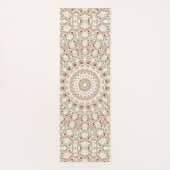 Aardse taupe en roest mandala patroon yogamat (Achterkant)