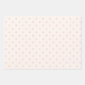 Aardse Terracotta Cadeaupapier Set Modern Boho 3 S (Voorkant 3)