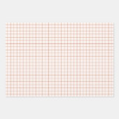 Aardse Terracotta Cadeaupapier Set Modern Boho 3 S (Voorkant 2)