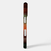 Aardse Terracotta en Bosgroene Abstracte Case-Mate iPhone Case (Achterkant / Rechts)
