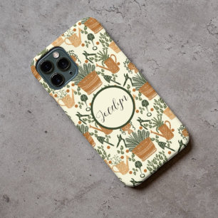 Aardse terracotta en groen Plant: Garden Lover's Case-Mate iPhone Case