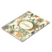 Aardse terracotta en groen Plant: Garden Lover's Notitieboek (Linkerzijde)